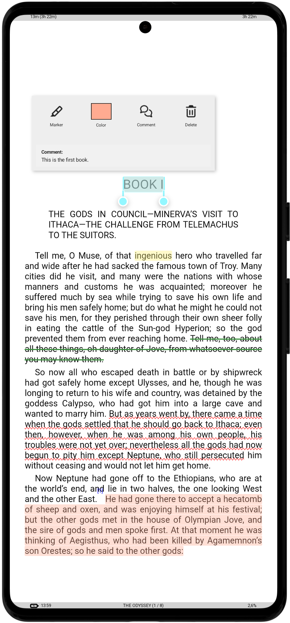 Annotate your book