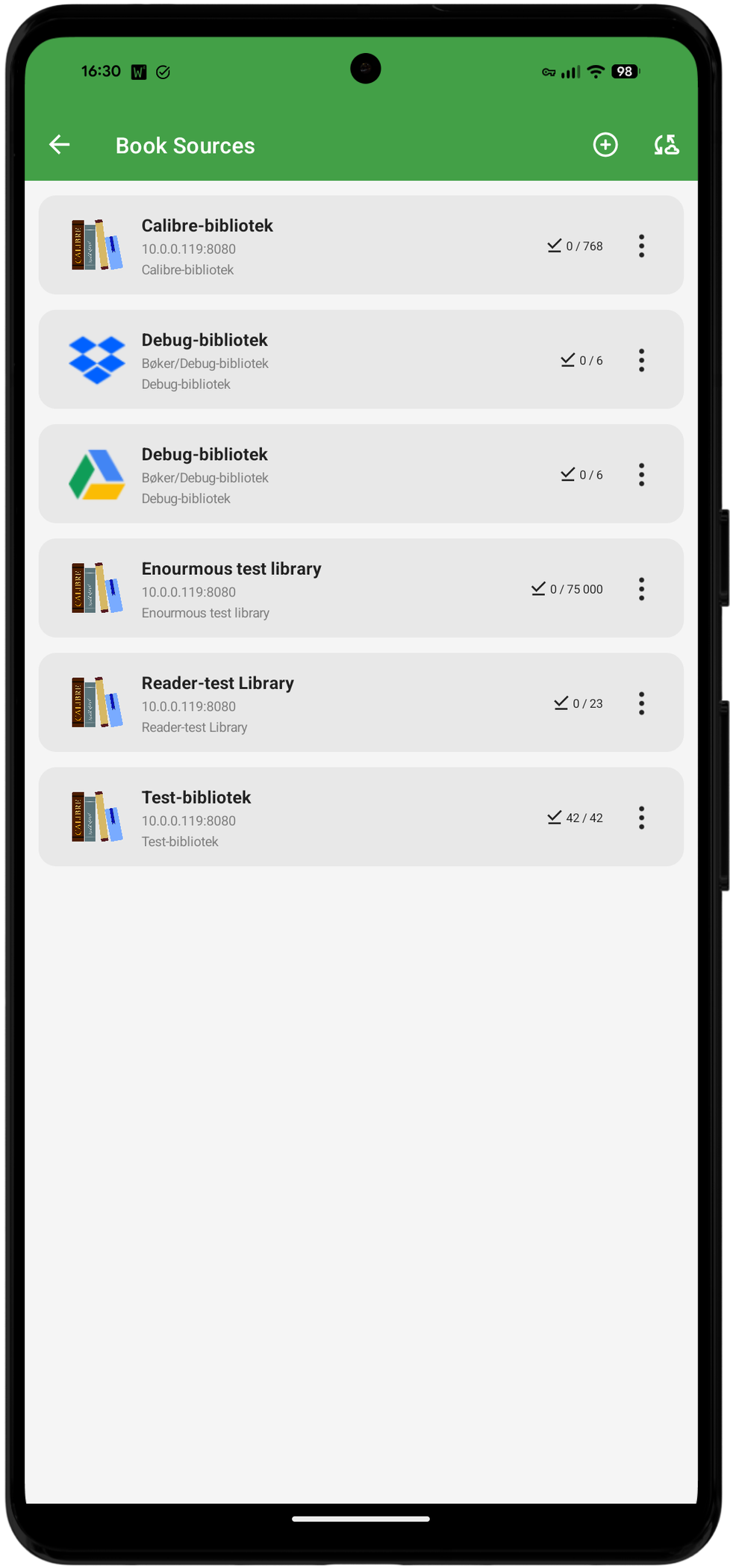 Cloud libraries