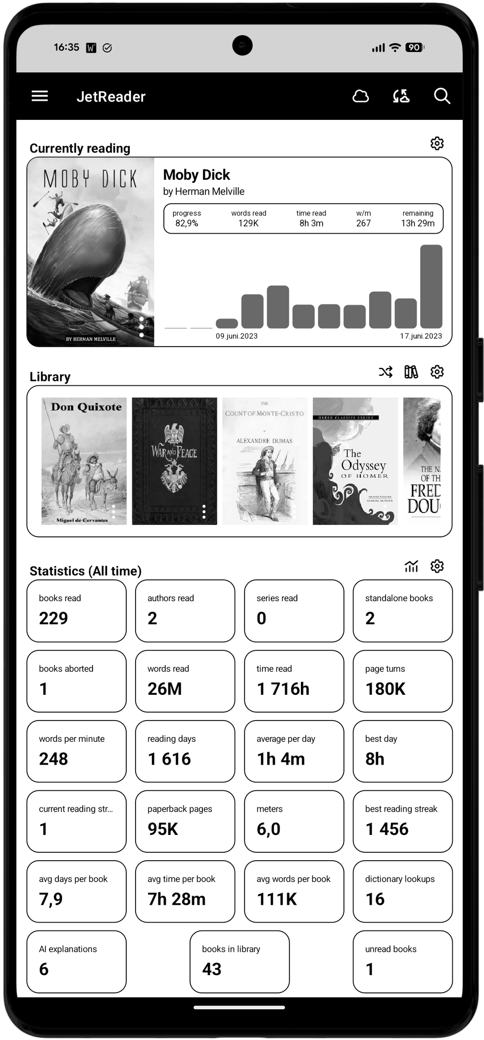 eReader optimized