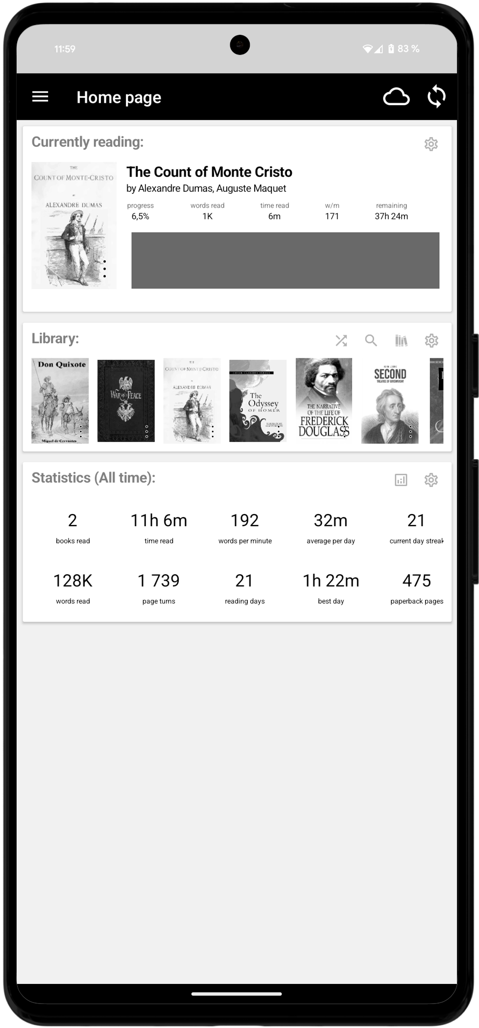 eReader optimized